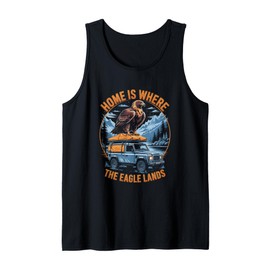 Eagle Overlanding Adventure Outdoor Explorer Camper Nature Tank Top