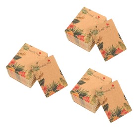 TEHAUX 300pcs Decorative Floral Pattern Earring Holding Cards Jewelry Display for Necklaces Earrings for Craft Fairs Wrapping Showcases Elegant Floral Design