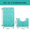 Olivia Rocco® Cali Bubbles 2 Piece Bath Mat & Pedestal