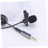 Gatuida Small Compact Clip Microphone Lavalier Lapel Mic with Plated