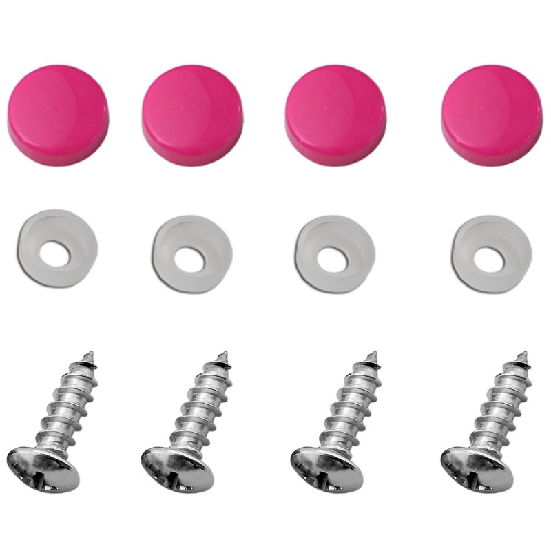 Stainless Steel License Plate Frame Self-Tapping Screws Fasteners ((4X) M5x16,