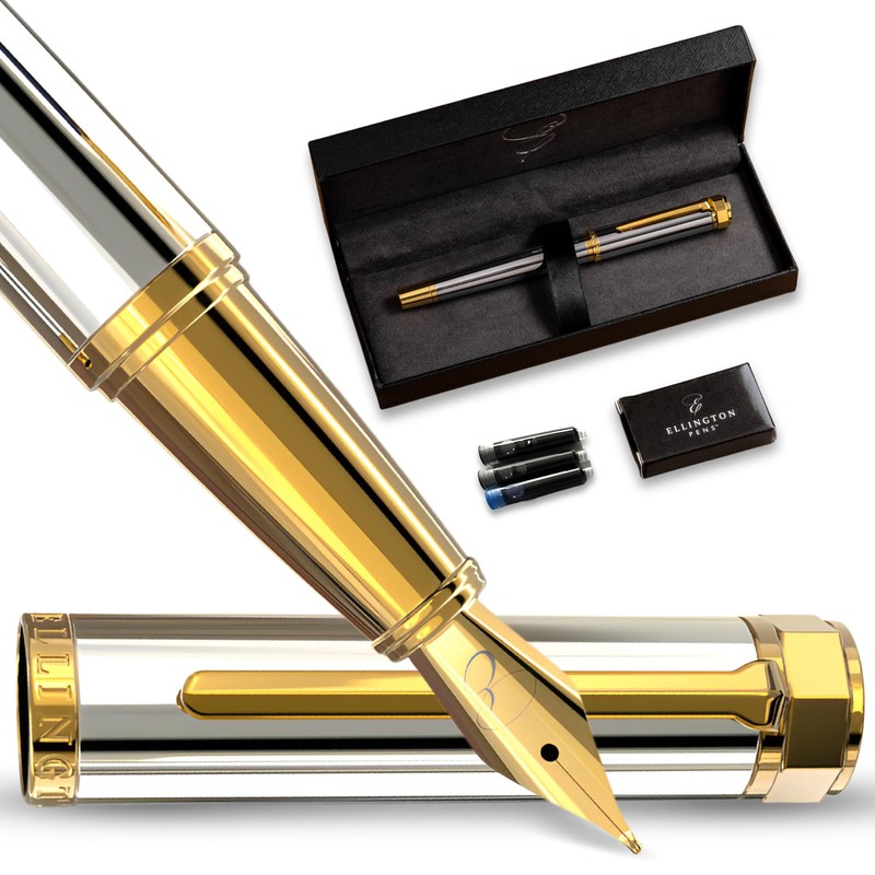 Ellington Pens Luxury Fountain Pen Set- Fountain Pens for Writing