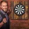 Hahafelt Felt Wood Grain Dart Board Wall Protectors Square Dart