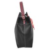 Womens Faux Leather Handbag Shoulder Tote with Cosmetics Bag Willow