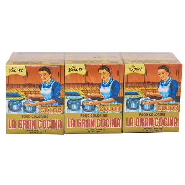 Triguisar Color / Food Coloring (La Gran Cocina) Pack of