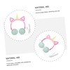 SHOWERORO 1Pc Unicorn Ear Headphones Creative Design for Quality Material