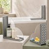 Splash Guard for Bathtub, 2-Piece Shower Splash Guard with Clear