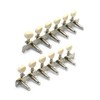 Metallor 12 Strings Acoustic Guitar Tuning Pegs Chrome Plated Machine