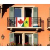 3×5 FT Canada Senegal Flag, Large 100D Canadian Senegalese Friendship
