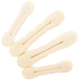 Beaute Galleria Magic 4 Pieces Beige Blonde Foam Sponge Twist Shapers, Hair Bun Maker, Hair Donuts for Ballet Buns (2 Small, 2 Large)