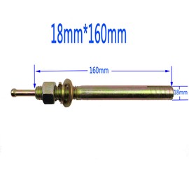 Car Lift Expansion Screw Auto Lift Special Screw Car Lifter Lift Machine Anchor Bolt Screws Concrete Anchor Bolts Lifts Bolts (1, 18 * 160mm)