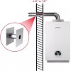 Camplux 2.36 in. Adjustable Wall Thimble Stainless Steel for Gas