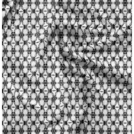 Soimoi Gray Cotton Duck Fabric Ombre Tie-Dye Print Fabric BTY 58 Inch Wide