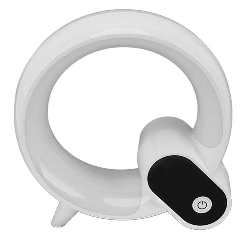 Sunrise Alarm Clock Q Shape White Digital Display 3 in