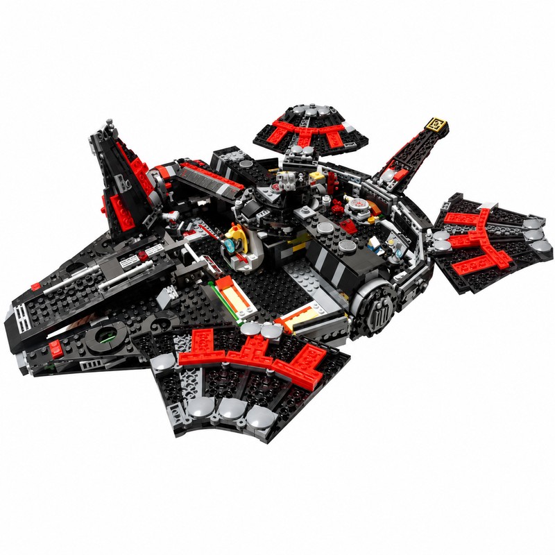 Black Spaceship Vehicle Model – Movie-Inspired Sci-Fi Desktop Ornament and