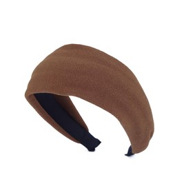 Sinalty Retro Wide Headband Solid Color Simple Versatile Headbands for Women (Yellow, normal)