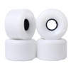 65mm 78a Gel Soft Longboard Wheels (Blank White)