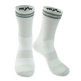 YKYWBIKE Cycling Socks for Men-Athletic Crew Bike Socks Men Cyling,Compression Biking Socks,Breathable Cushioned Riding Socks,Moisture Wicking MTB Socks,Aero Cycling Socks