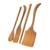 Wood Epulai teak wood cooking utensil set of 4 /