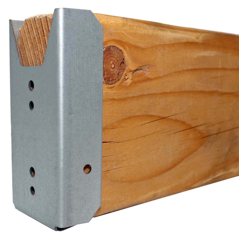 Jake Sales Wood Fence Rail Bracket for 2x4 Dimensional Lumber.