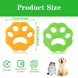 Hair Catcher for Washing Machine, 4 Pieces Hair Catchers for Washing Machine, Reusable, Pet Hair Removal and Lint for Catching Dog Hair, Cats