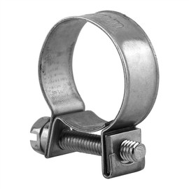 Ejoyous Hose Clamps Stainless Steel Pack of 10 Small Hose Pipe Clamps 6 mm - 20 mm Hose Clamp T-bolt Fuel Line Clip for Petrol Hose Diesel Line Sand Filter System (13-15 mm)