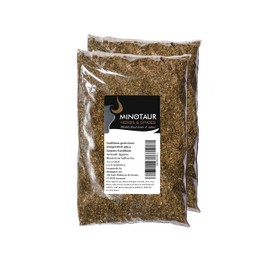 Minotaur Spices | Basil Dried and Rubed | 2 x 400g (800g)