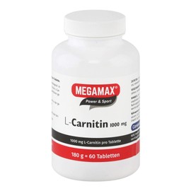 MEGAMAX L-CARNITIN 1000 mg 60 Tabletten Vegan Carnipure