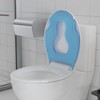 GarveeTech Round Toilet Seat with Built-in Toddler Seat for Easy