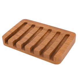 Teak Wood Soap Dish - Bar Soap Holder & Soap Saver for Shower, Bathroom, Sink, Kitchen & Countertop (2)