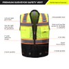 SHINE BRIGHT SV544PK | Premium Surveyor's High Visibility Safety Vest