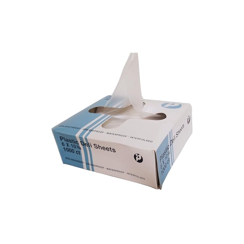 Damroos 6" x 10 3/4" Deli Paper Sheets for Food,