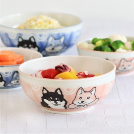 MINORU TOUKI Mino Shiba Inu Pack Small Bowl L Pink