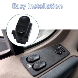 AOUTTUOA 12862662 901-5203 Front Driver Passenger Side Heavy Duty Window Switch Compatible with Freightliner Cascadia 125 2008-2014 Compatible with Freightliner Cascadia 2007-2018 DTL12862662