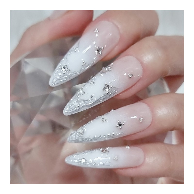 Wedding Jungle Handmade Nail Tips - Points / 웨딩정글 수제네일팁