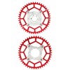 2pcs 104BCD Chainring Adapter Tooth Plate Aluminum Alloy 46T Mid