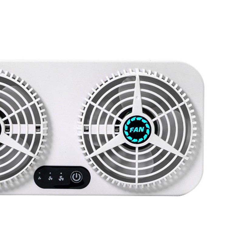 2.4V 5W Car Ventilation Fan USB Interface Portable 3 Speeds