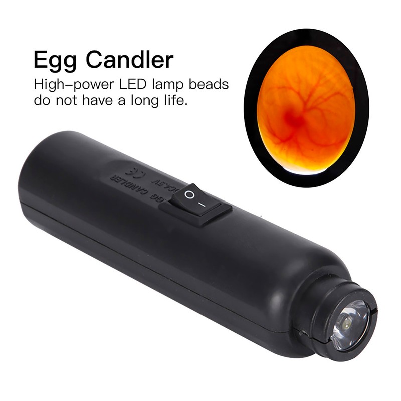 HighCool Led Light Dual Power Egg Candler Tester Mains or