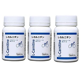 【×3個】ワカサプリ L-カルニチン 60粒