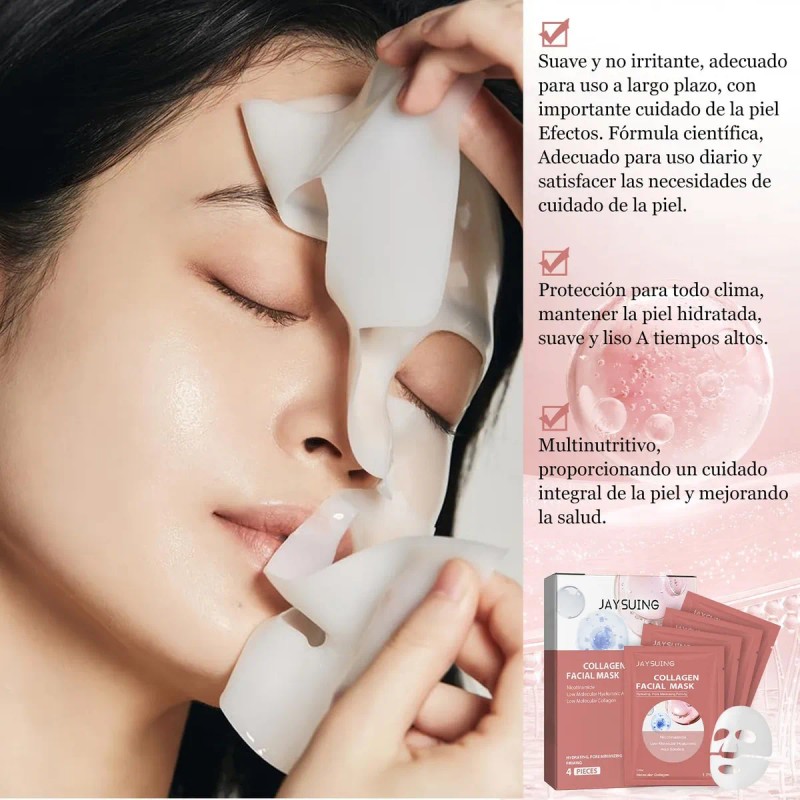 Mascarilla Colágeno Colageno Collagen Cara