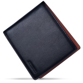 ATIANNI Men's Bi-fold Wallet, Genuine Leather, Oiled Leather, Thin, Box Shaped Coin Purse, RFID & Magnetic Skimming Prevention, Large Capacity, First-class Wallet, Craftsmen Make, Bi-fold Wallet,