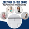 (2- Pack) - Safety Innovations Bi-fold Door Lock - Closet
