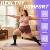 Tinojye 4 Pairs Plus Size Compression Socks,Extra Wide Calf 20-30