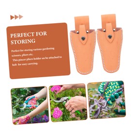 Minkissy 2pcs Multifunctional Hair Scissor Protective Cover Kit Pliers Holders Garden Pruner Scissor Tools Bag