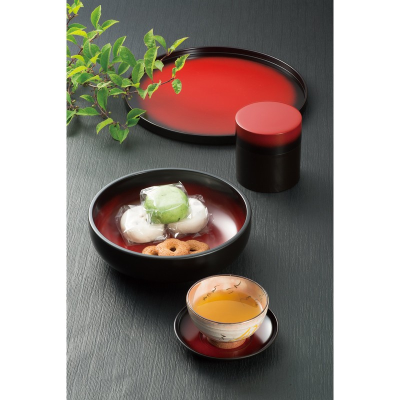 宮本産業 茶筒 溜蘭 400ml ブラウン