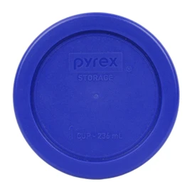 Pyrex (3) 7202-PC 1-Cup Cadet Blue, (3) 7200-PC 2-Cup Blue, (2) 7201-PC 4-Cup Cadet Blue, & (2) 7402-PC 6/7-Cup Blue Lids - Made in USA