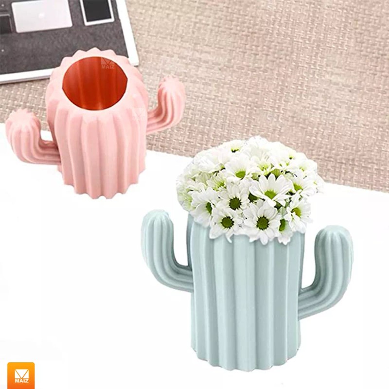 Maíz Organizador Brochas Porta Lapices Escritorio Cactus Kawaii