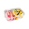 Felio 20717 Heat Resistant Food Container, 2 Divided L32.8 fl
