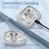 Secure Lock Clear Case Compatible with Nothing Ear (a) Earbuds