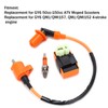Ignition Coil Spark Plug CDI Box Kit Replacement for GY6